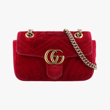 GG Marmont Red velour 446744 B025021492GGマーモント レッド ベロア 446744 B025021492