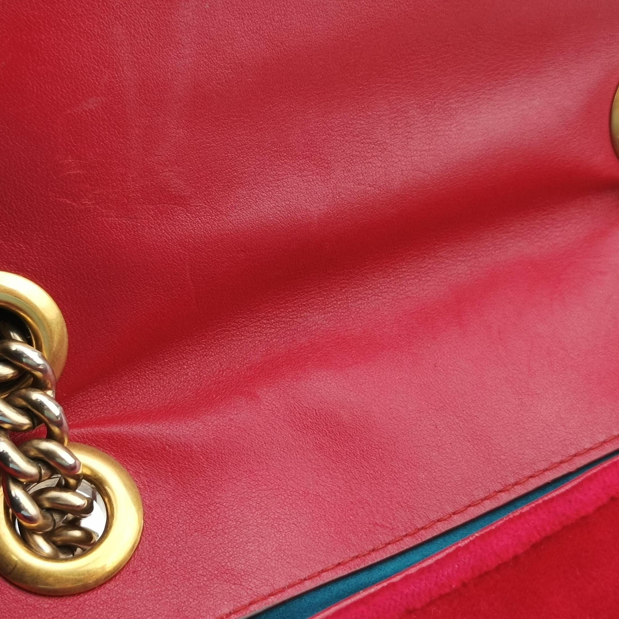 GG Marmont Red velour 446744 B025021492GGマーモント レッド ベロア 446744 B025021492