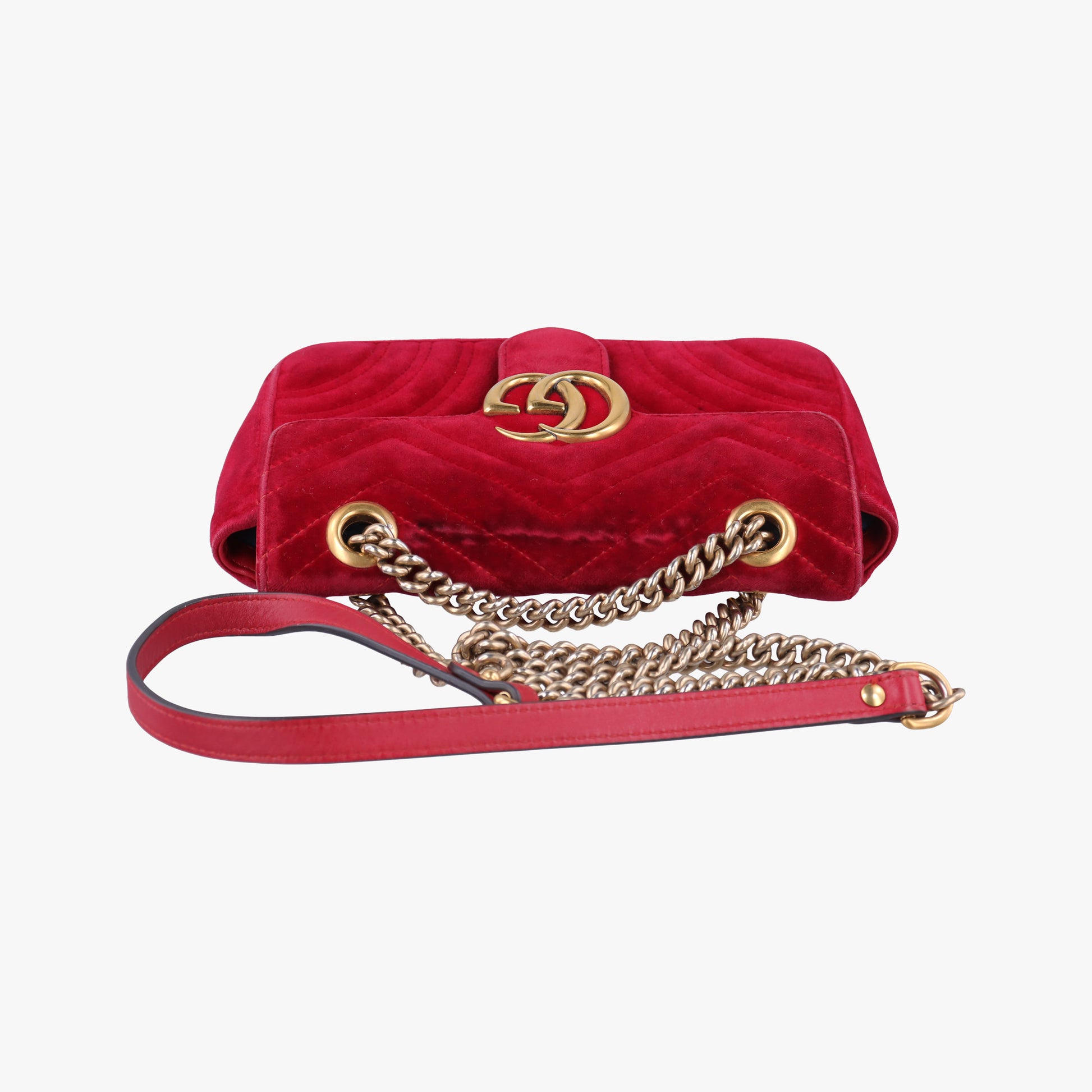 GG Marmont Red velour 446744 B025021492GGマーモント レッド ベロア 446744 B025021492