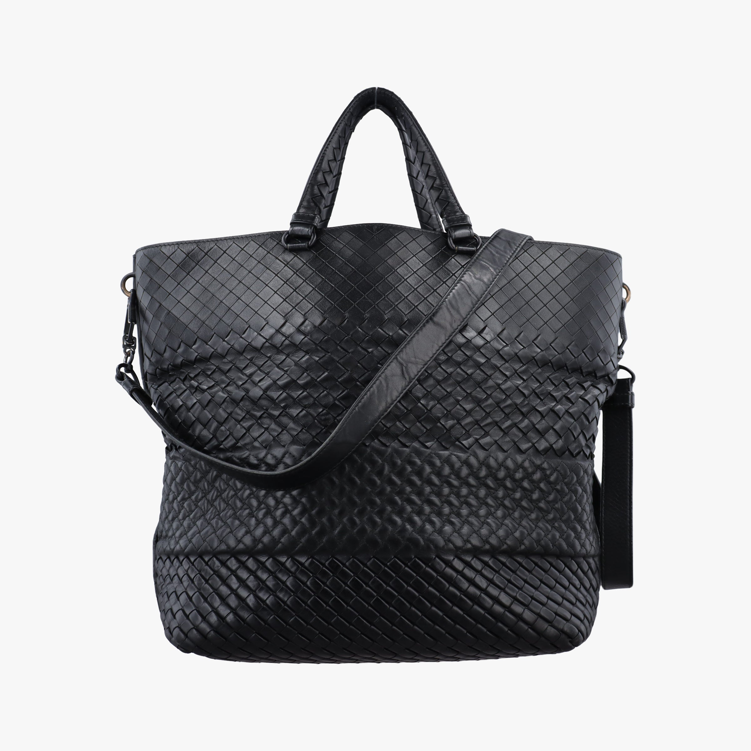 Intrecciato Black lambskin B00316925Uイントレチャート ブラック ラムスキン B00316925U