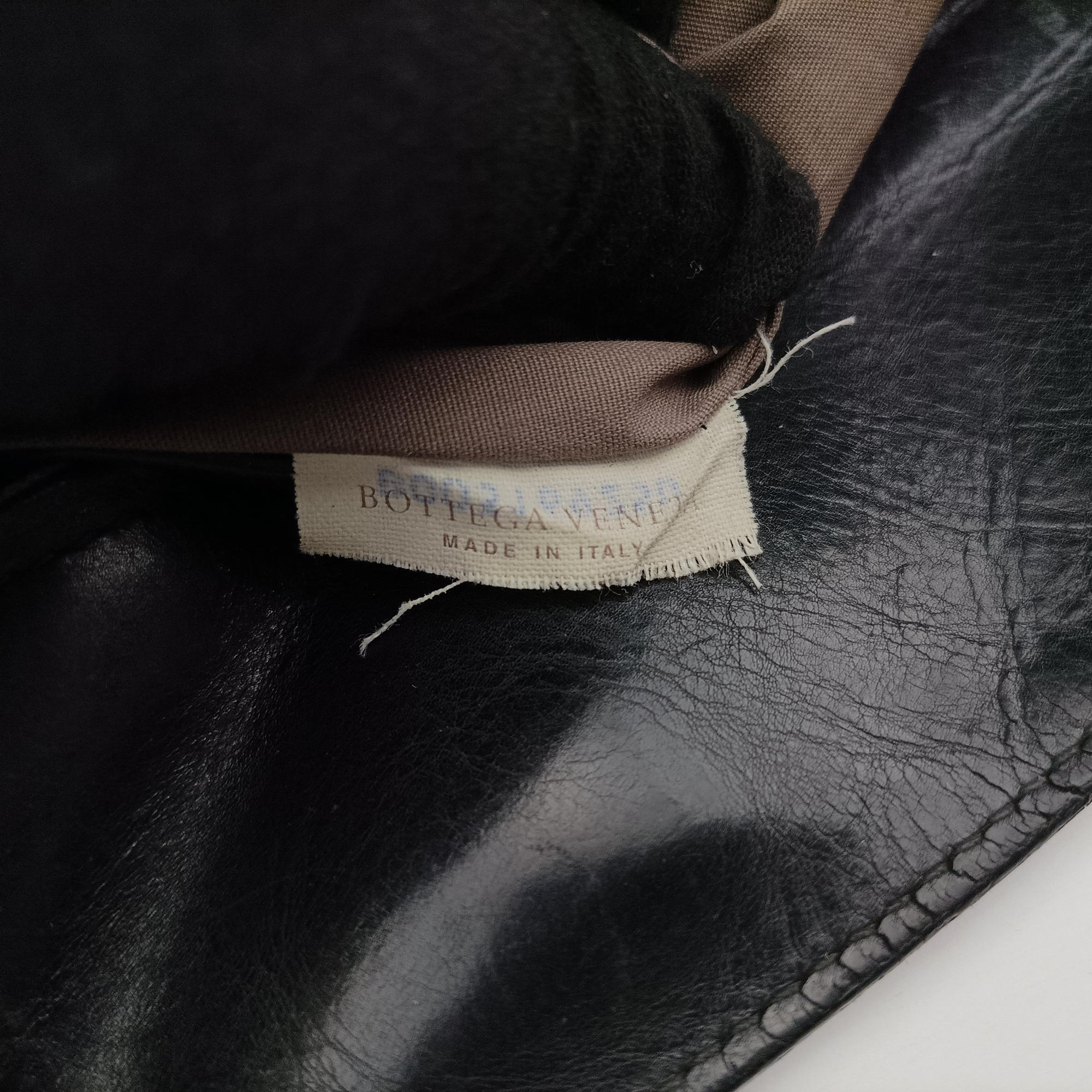 Intrecciato Black lambskin B00316925Uイントレチャート ブラック ラムスキン B00316925U