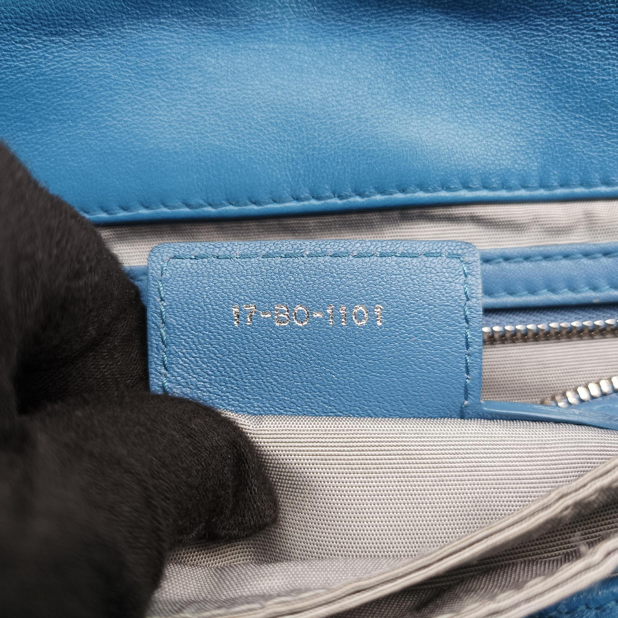 New Rock Cannage Blue Lambskin 17-BO-1101ニューロック カナージュ ブルー ラムスキン 17-BO-1101