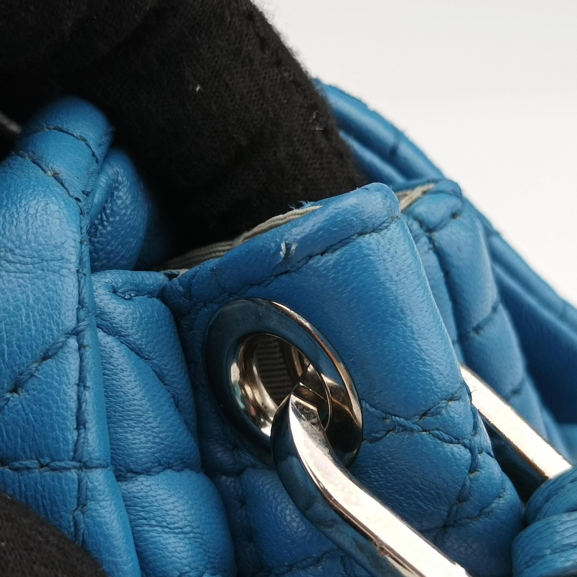 New Rock Cannage Blue Lambskin 17-BO-1101ニューロック カナージュ ブルー ラムスキン 17-BO-1101