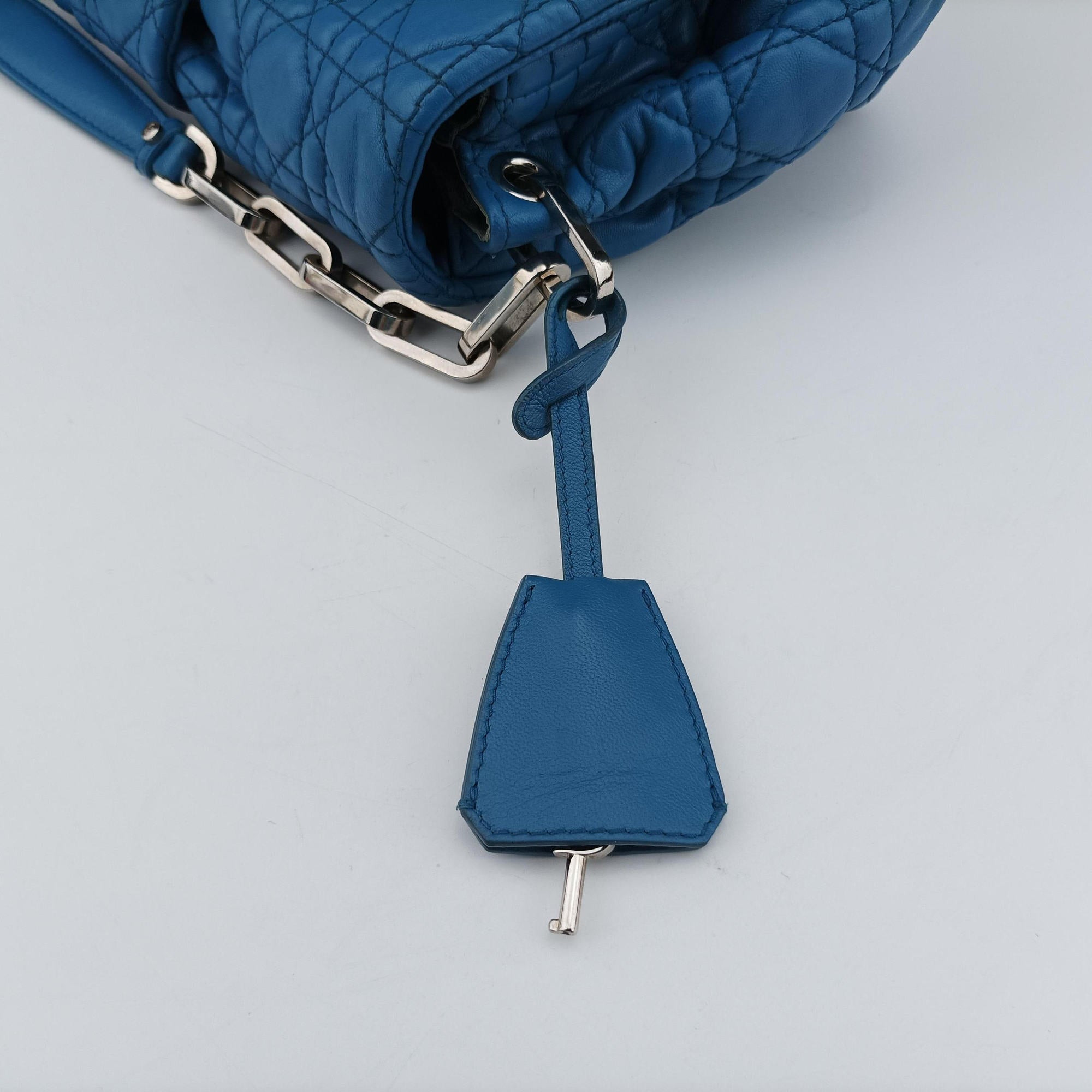 New Rock Cannage Blue Lambskin 17-BO-1101ニューロック カナージュ ブルー ラムスキン 17-BO-1101