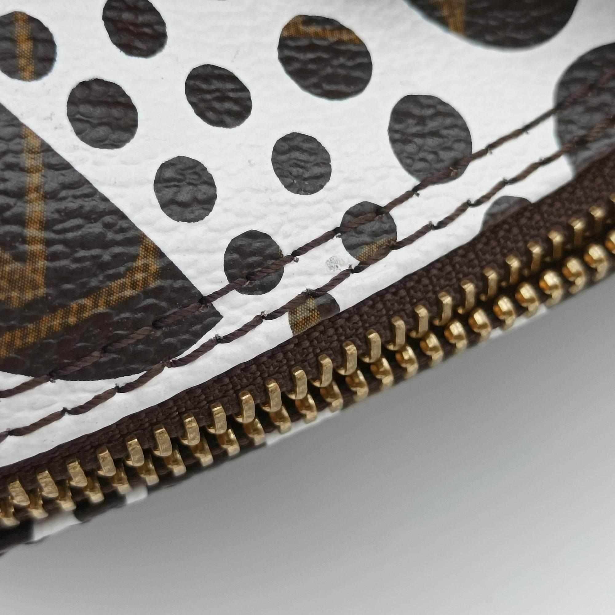 Papillon GM White × Brown Monogram Pumpkin Dots M40687 MB3152パピヨンGM ホワイト × ブラウン モノグラム パンプキンドット M40687 MB3152