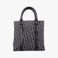 Trotter Tote Navy Jacquard × Leather 06 RU 0043トロッター トート ネイビー ジャガード×レザー 06 RU 0043