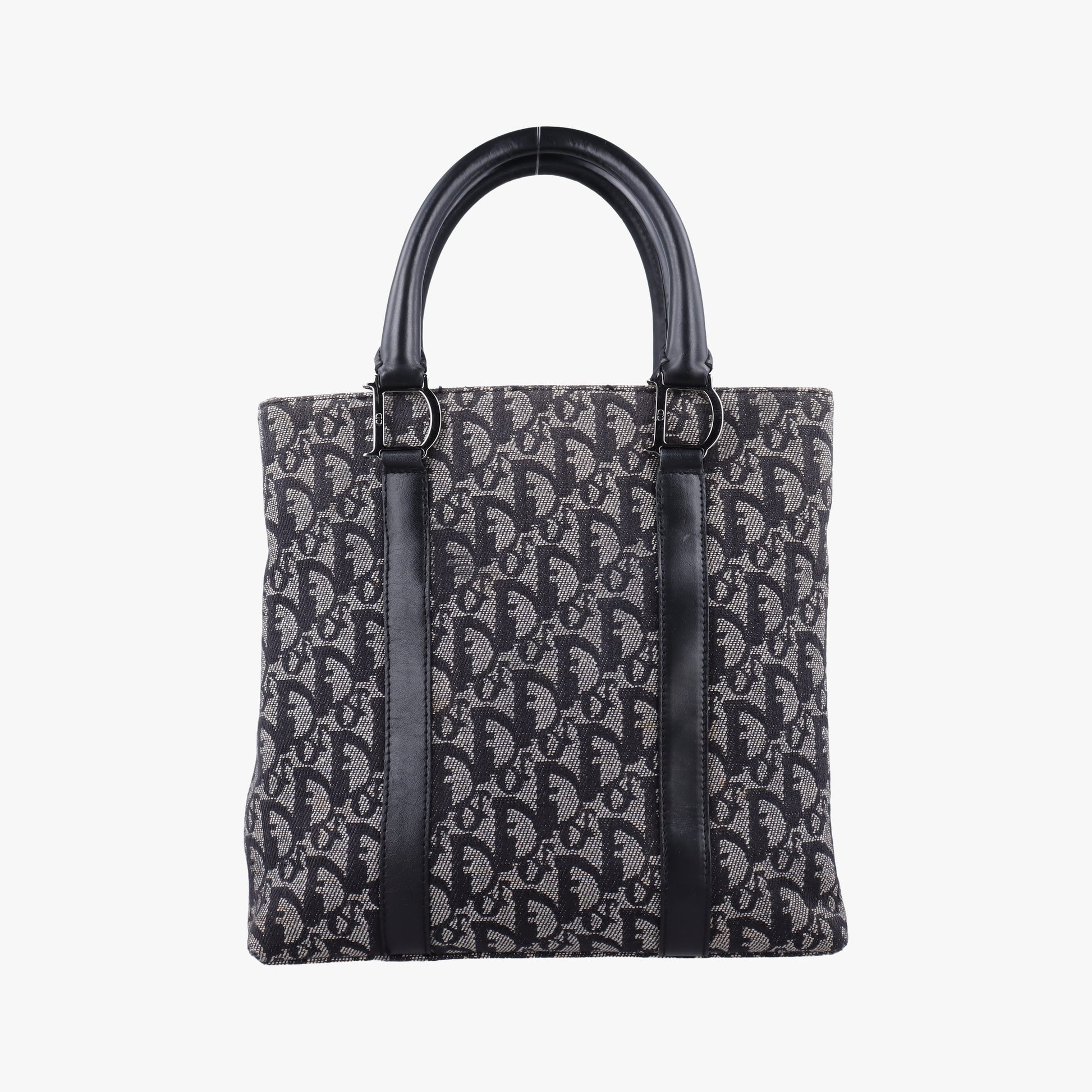 Trotter Tote Navy Jacquard × Leather 06 RU 0043トロッター トート ネイビー ジャガード×レザー 06 RU 0043