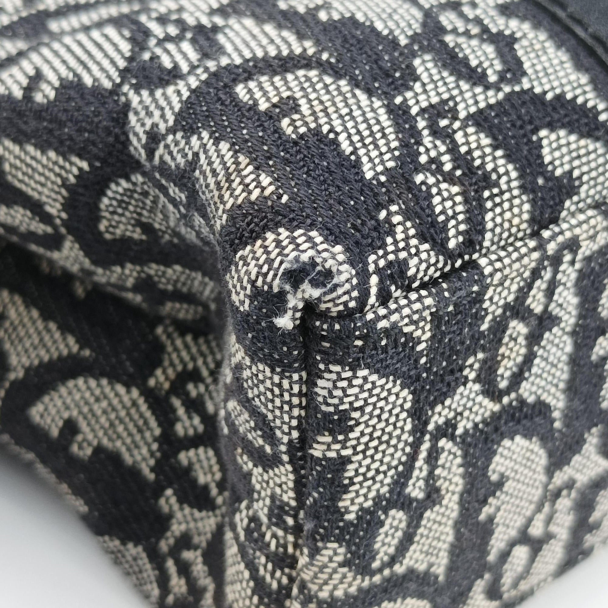 Trotter Tote Navy Jacquard × Leather 06 RU 0043トロッター トート ネイビー ジャガード×レザー 06 RU 0043