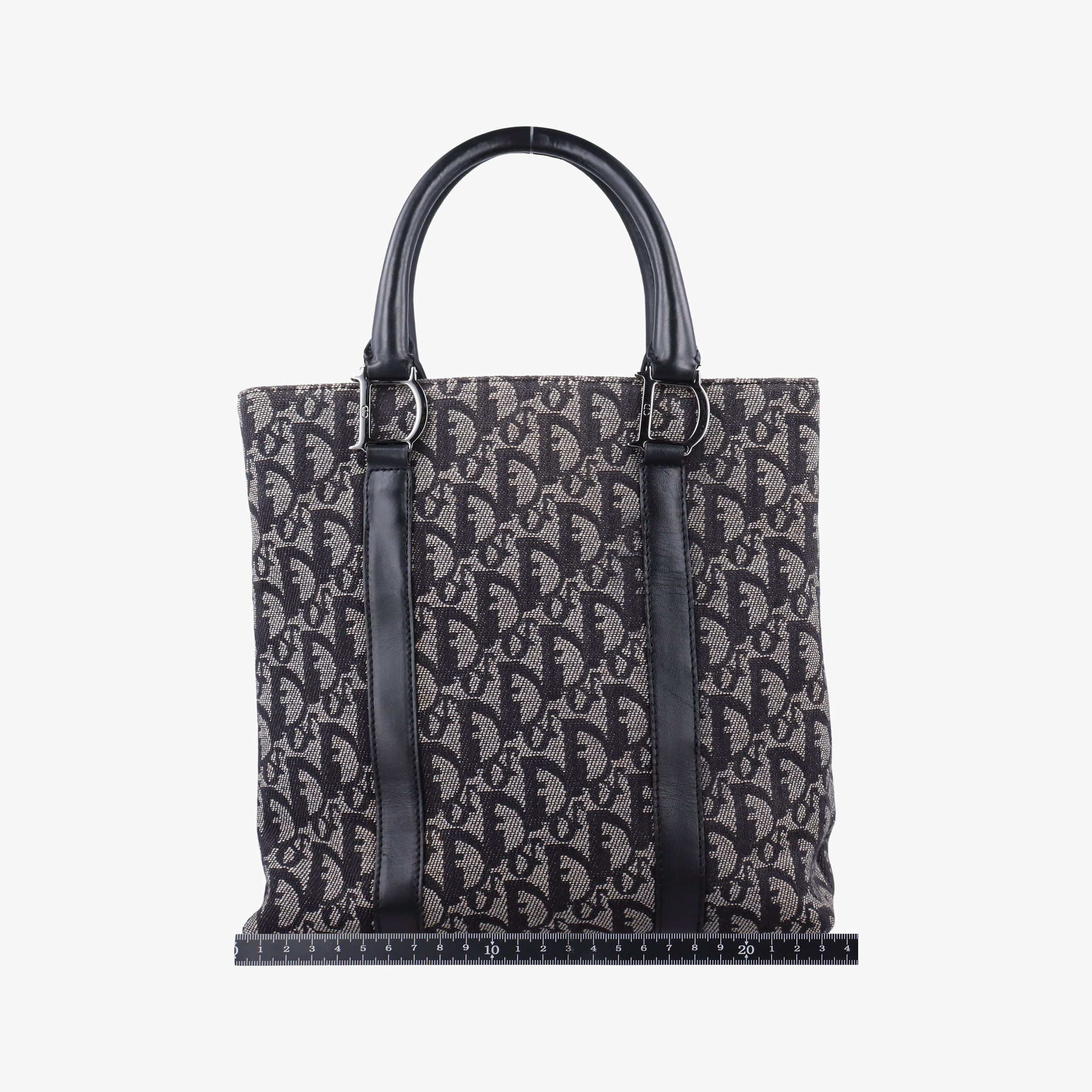 Trotter Tote Navy Jacquard × Leather 06 RU 0043トロッター トート ネイビー ジャガード×レザー 06 RU 0043