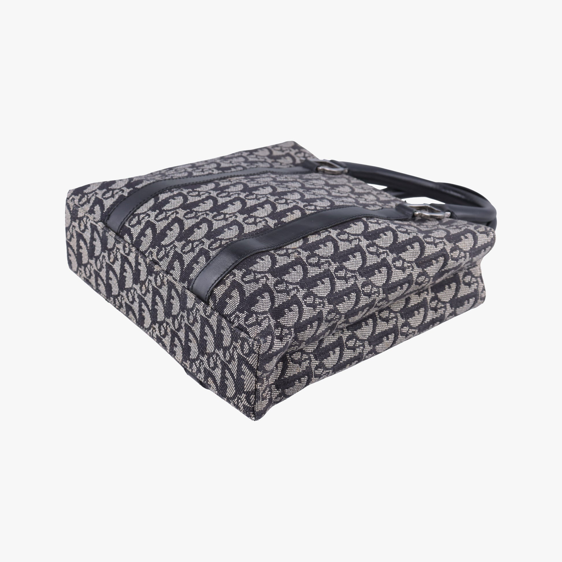 Trotter Tote Navy Jacquard × Leather 06 RU 0043トロッター トート ネイビー ジャガード×レザー 06 RU 0043