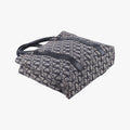 Trotter Tote Navy Jacquard × Leather 06 RU 0043トロッター トート ネイビー ジャガード×レザー 06 RU 0043