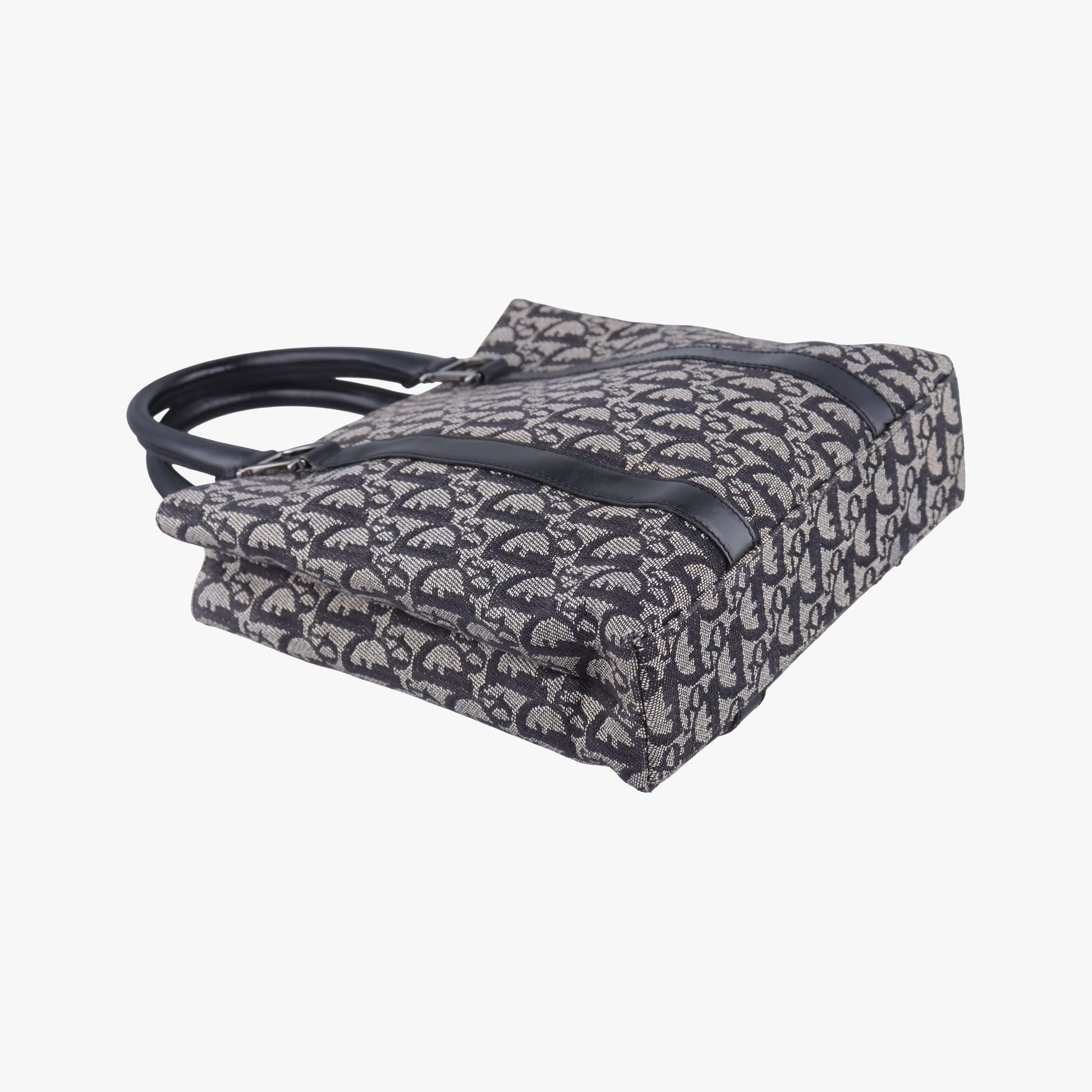 Trotter Tote Navy Jacquard × Leather 06 RU 0043トロッター トート ネイビー ジャガード×レザー 06 RU 0043