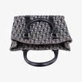 Trotter Tote Navy Jacquard × Leather 06 RU 0043トロッター トート ネイビー ジャガード×レザー 06 RU 0043