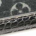 Irvine black Velour×Alligator M92733 MI0094アーヴァイン ブラック ベロア×アリゲーター M92733 MI0094