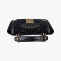 Irvine black Velour×Alligator M92733 MI0094アーヴァイン ブラック ベロア×アリゲーター M92733 MI0094