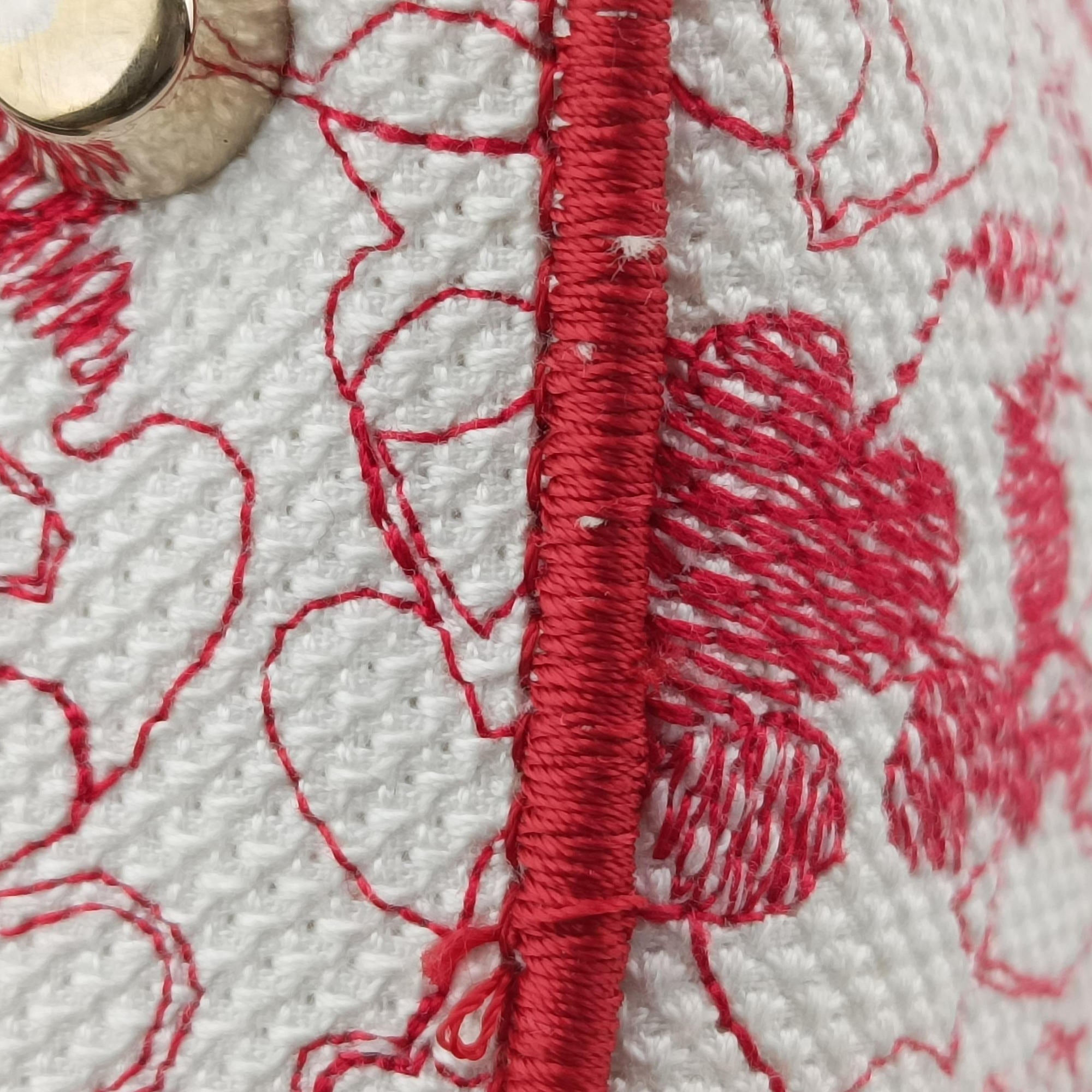 D-Lite Medium Royaume Red×multicolor canvas 50-MA-0251ディーライト ミディアム ロワイヨーム レッド×マルチカラー キャンバス 50-MA-0251
