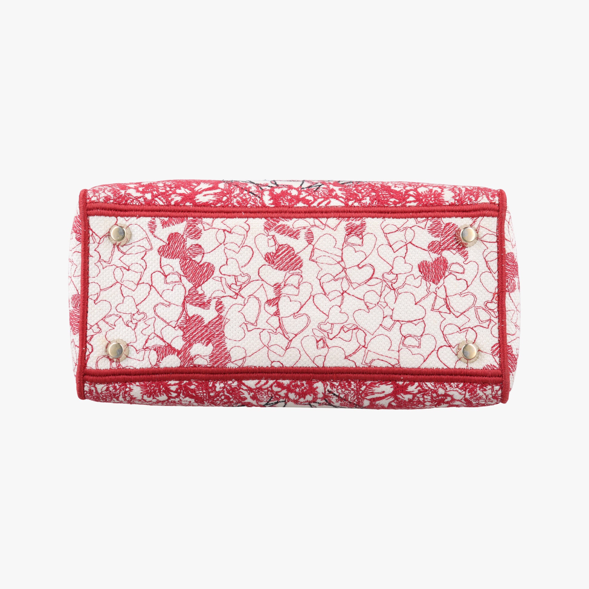 D-Lite Medium Royaume Red×multicolor canvas 50-MA-0251ディーライト ミディアム ロワイヨーム レッド×マルチカラー キャンバス 50-MA-0251