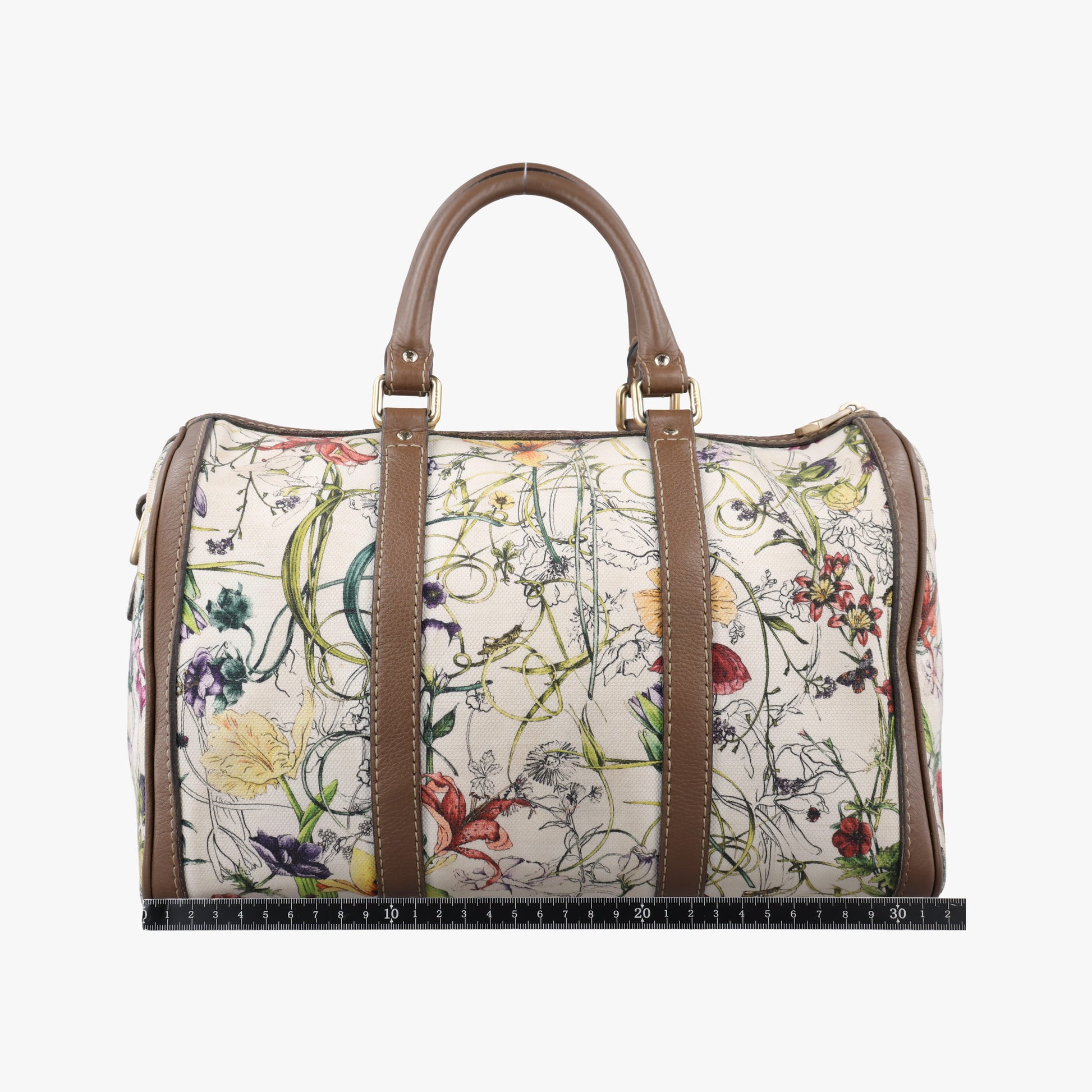 flora print Multicolour Leather×Canvas 247205 C013772909フローラプリント マルチカラー レザー×キャンバス 247205 C013772909