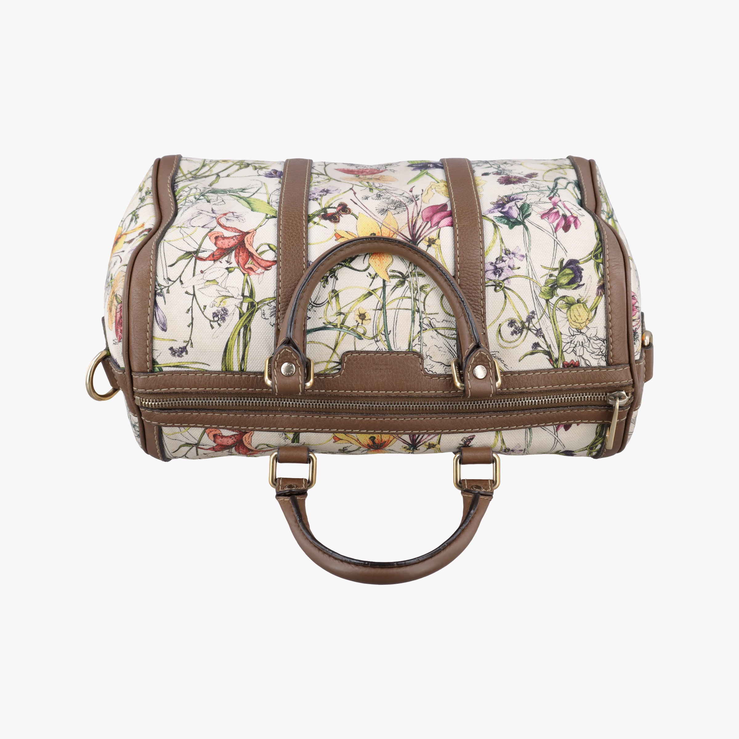 flora print Multicolour Leather×Canvas 247205 C013772909フローラプリント マルチカラー レザー×キャンバス 247205 C013772909