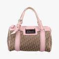 Street Chic  Pink×Beige Canvas x Leather 07-BO-0036ストリートシック ピンク×ベージュ キャンバス×レザー 07-BO-0036