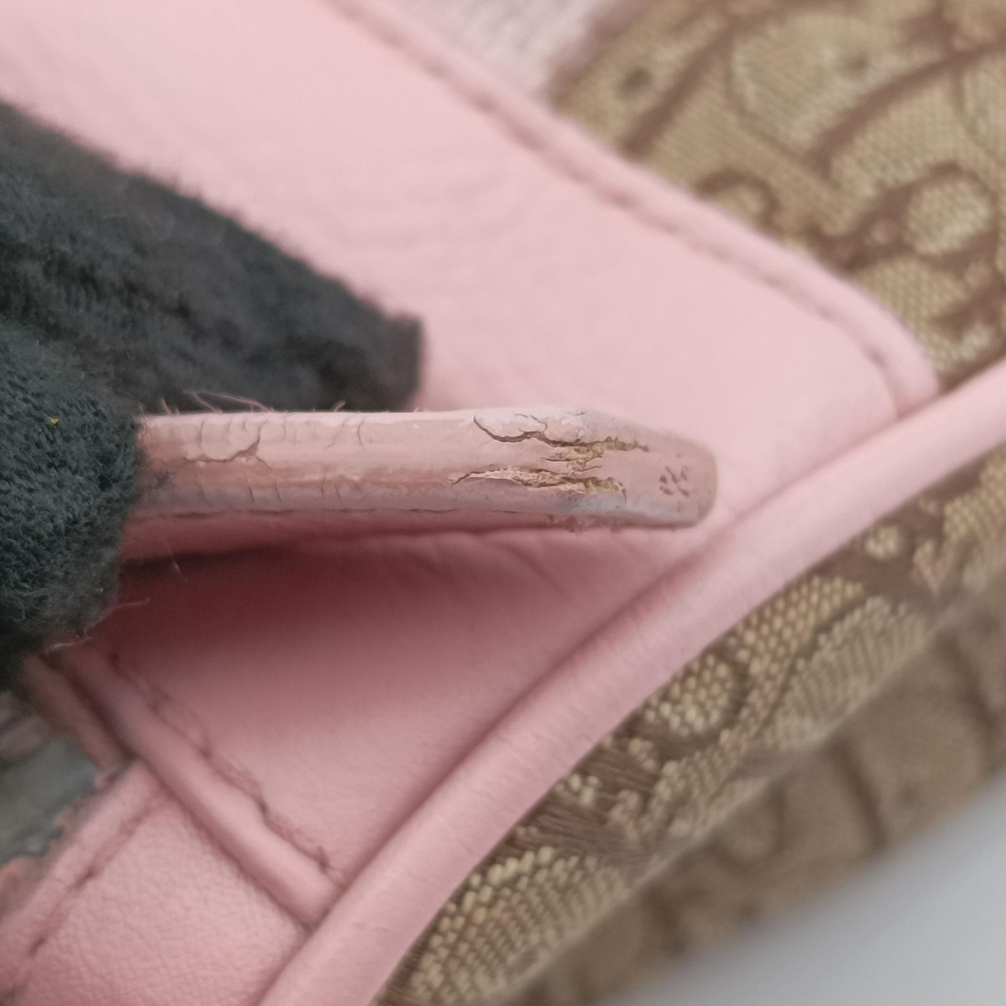 Street Chic  Pink×Beige Canvas x Leather 07-BO-0036ストリートシック ピンク×ベージュ キャンバス×レザー 07-BO-0036