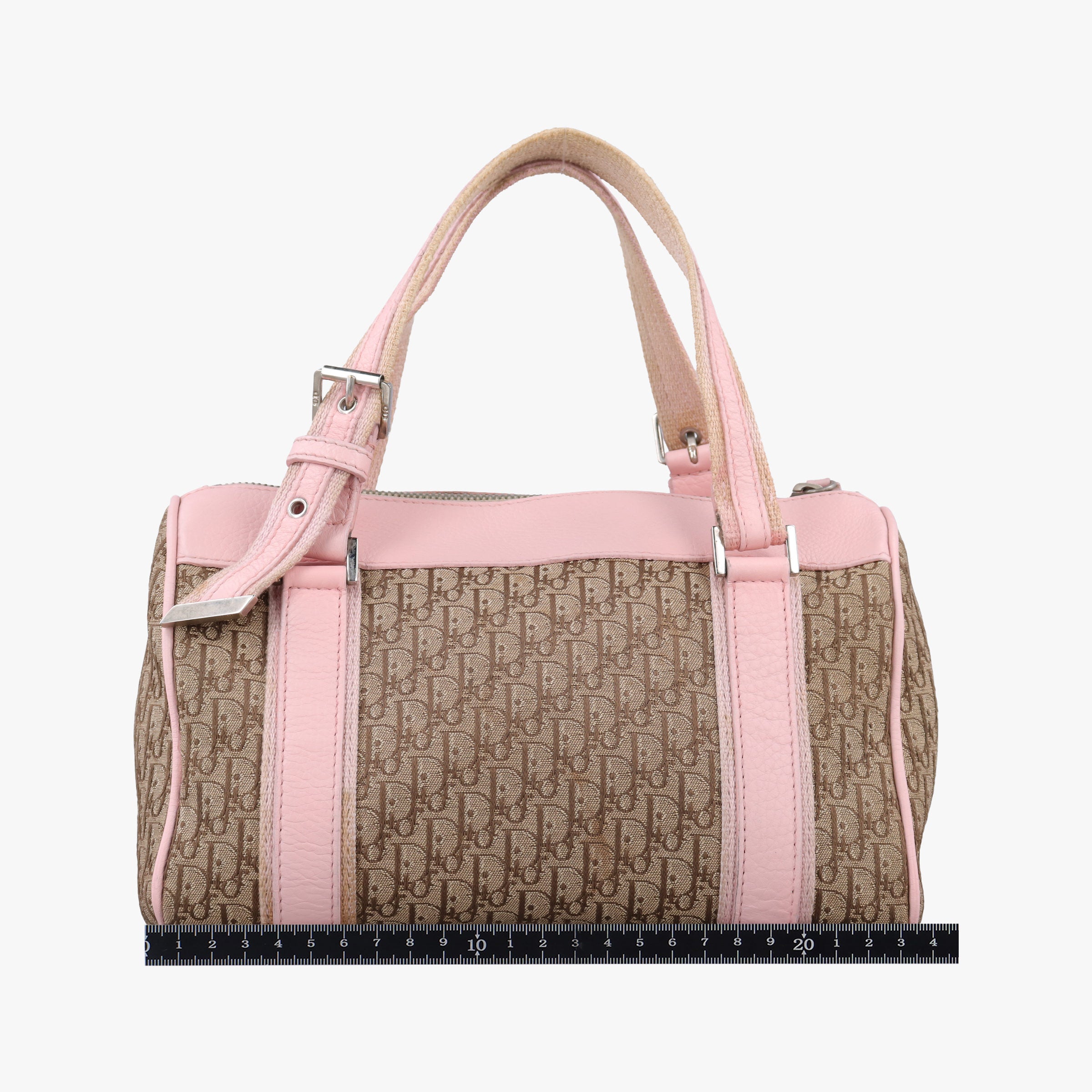 Street Chic  Pink×Beige Canvas x Leather 07-BO-0036ストリートシック ピンク×ベージュ キャンバス×レザー 07-BO-0036
