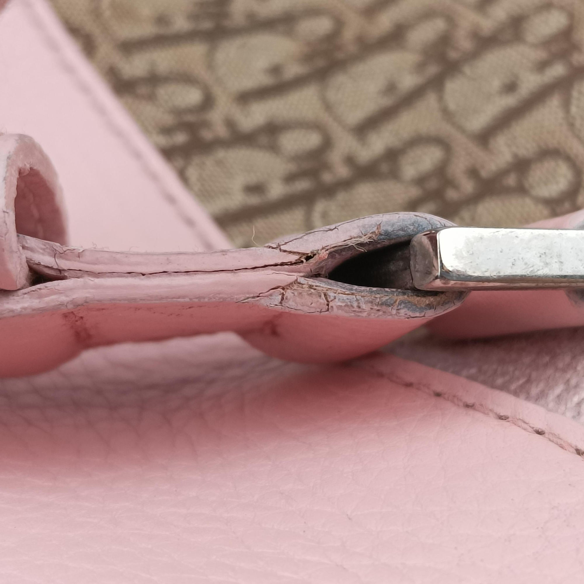 Street Chic  Pink×Beige Canvas x Leather 07-BO-0036ストリートシック ピンク×ベージュ キャンバス×レザー 07-BO-0036