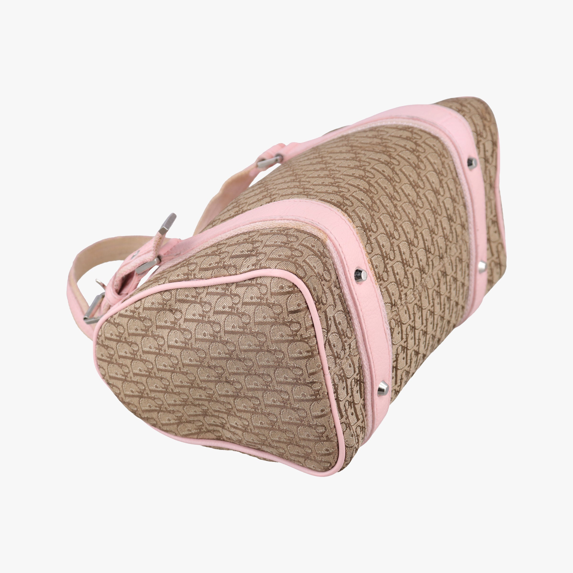 Street Chic  Pink×Beige Canvas x Leather 07-BO-0036ストリートシック ピンク×ベージュ キャンバス×レザー 07-BO-0036