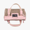 Street Chic  Pink×Beige Canvas x Leather 07-BO-0036ストリートシック ピンク×ベージュ キャンバス×レザー 07-BO-0036