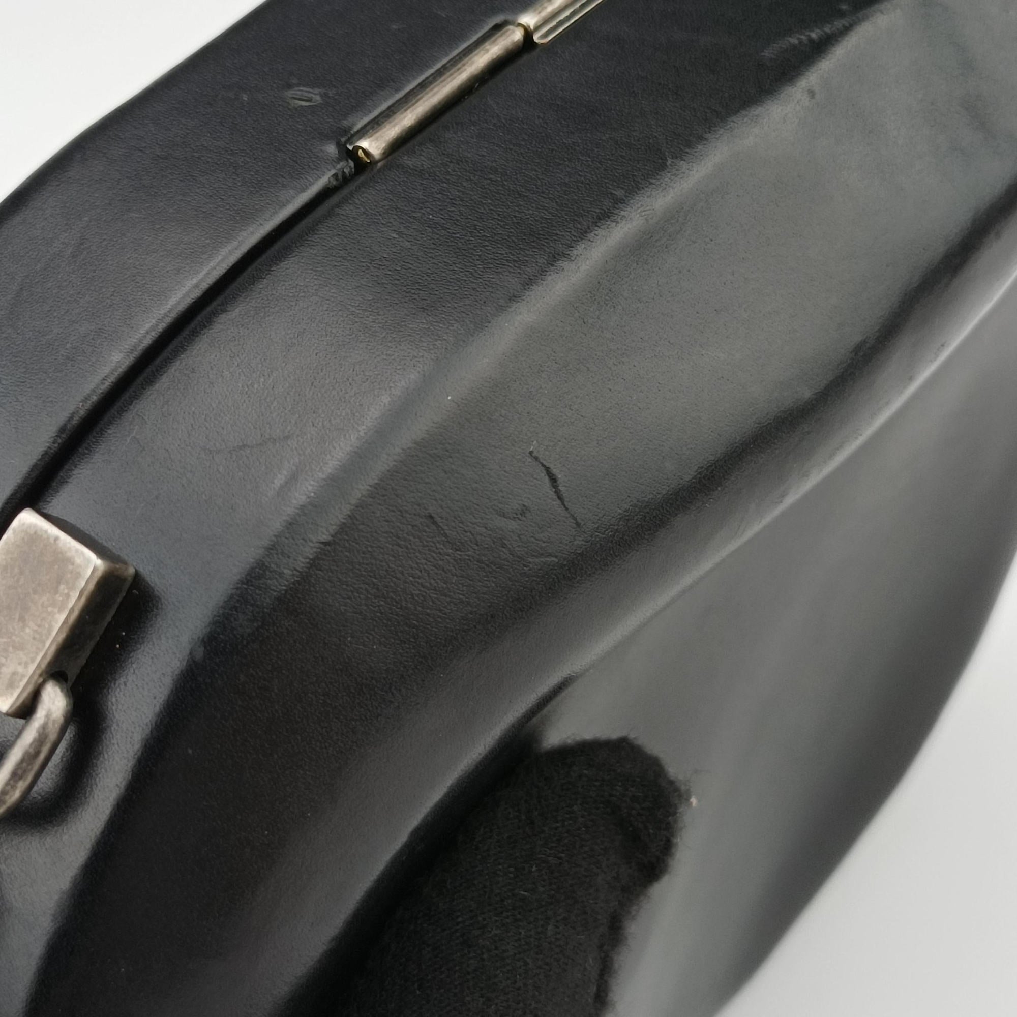 Love box heart Black Leather 564323 BCI564323.0319ラブボックス ハート型 ブラック レザー 564323 BCI564323.0319