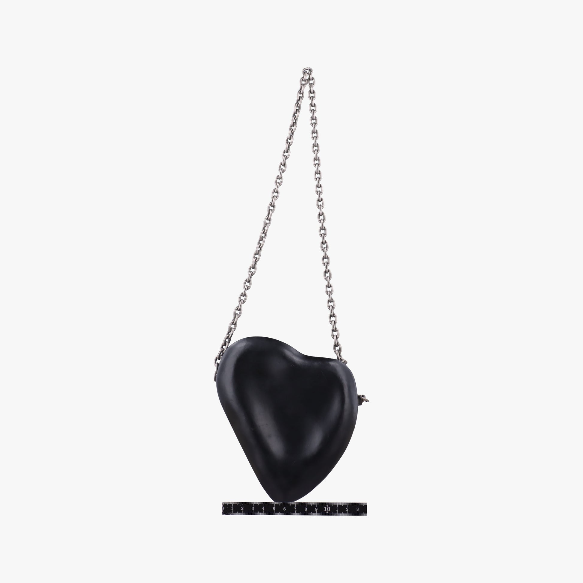 Love box heart Black Leather 564323 BCI564323.0319ラブボックス ハート型 ブラック レザー 564323 BCI564323.0319