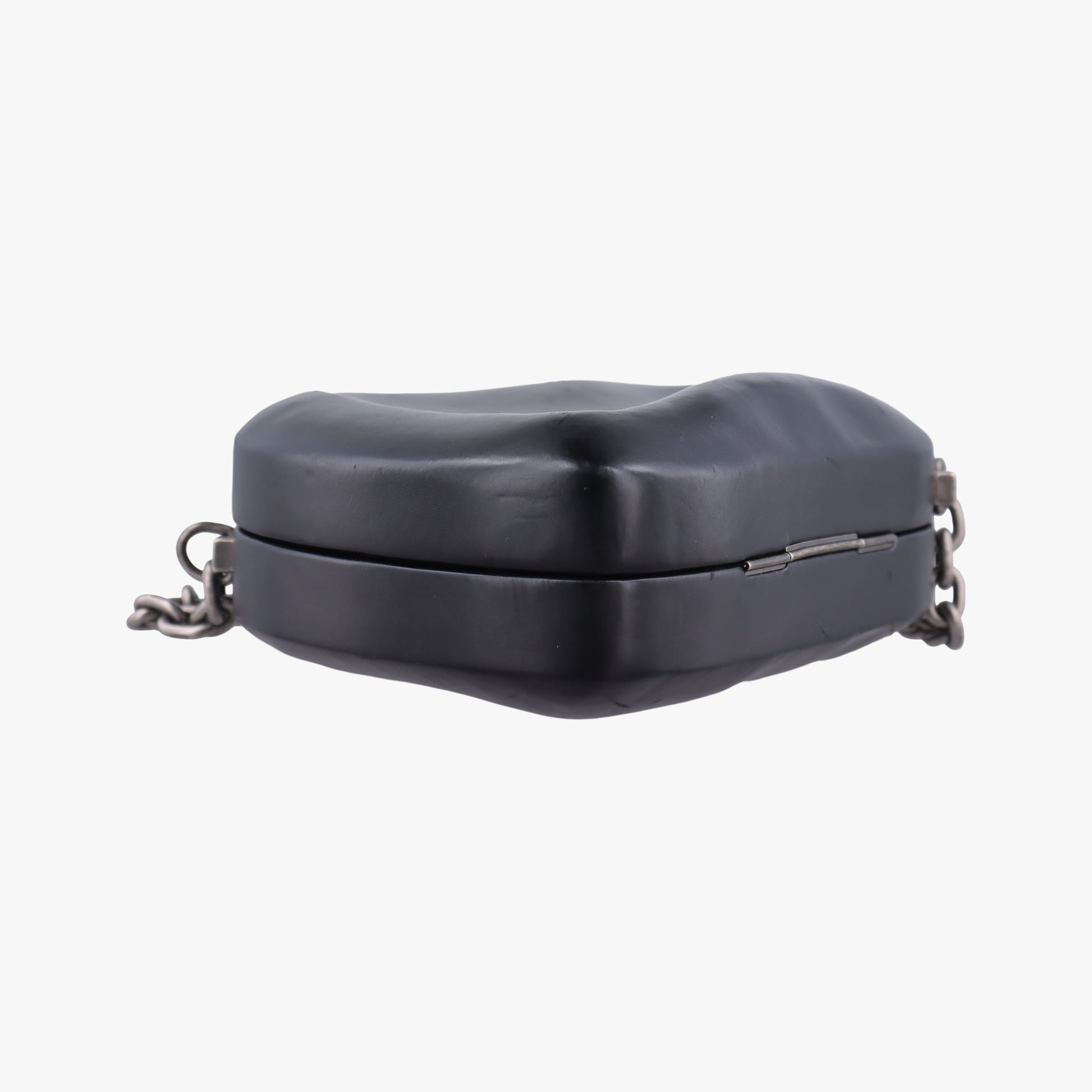 Love box heart Black Leather 564323 BCI564323.0319ラブボックス ハート型 ブラック レザー 564323 BCI564323.0319