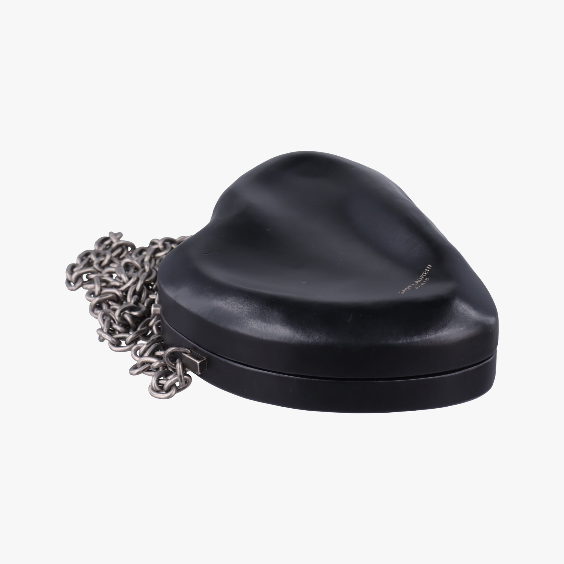 Love box heart Black Leather 564323 BCI564323.0319ラブボックス ハート型 ブラック レザー 564323 BCI564323.0319