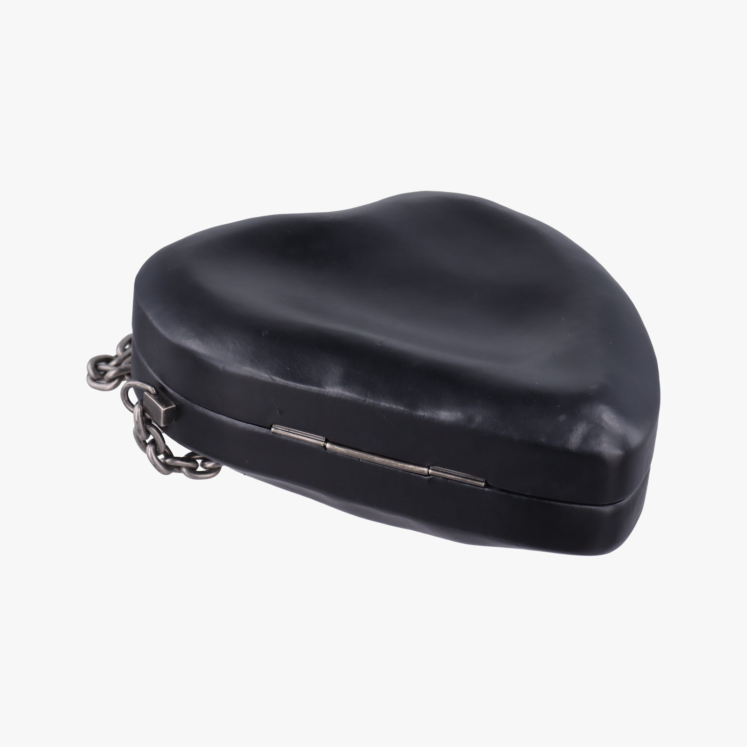 Love box heart Black Leather 564323 BCI564323.0319ラブボックス ハート型 ブラック レザー 564323 BCI564323.0319
