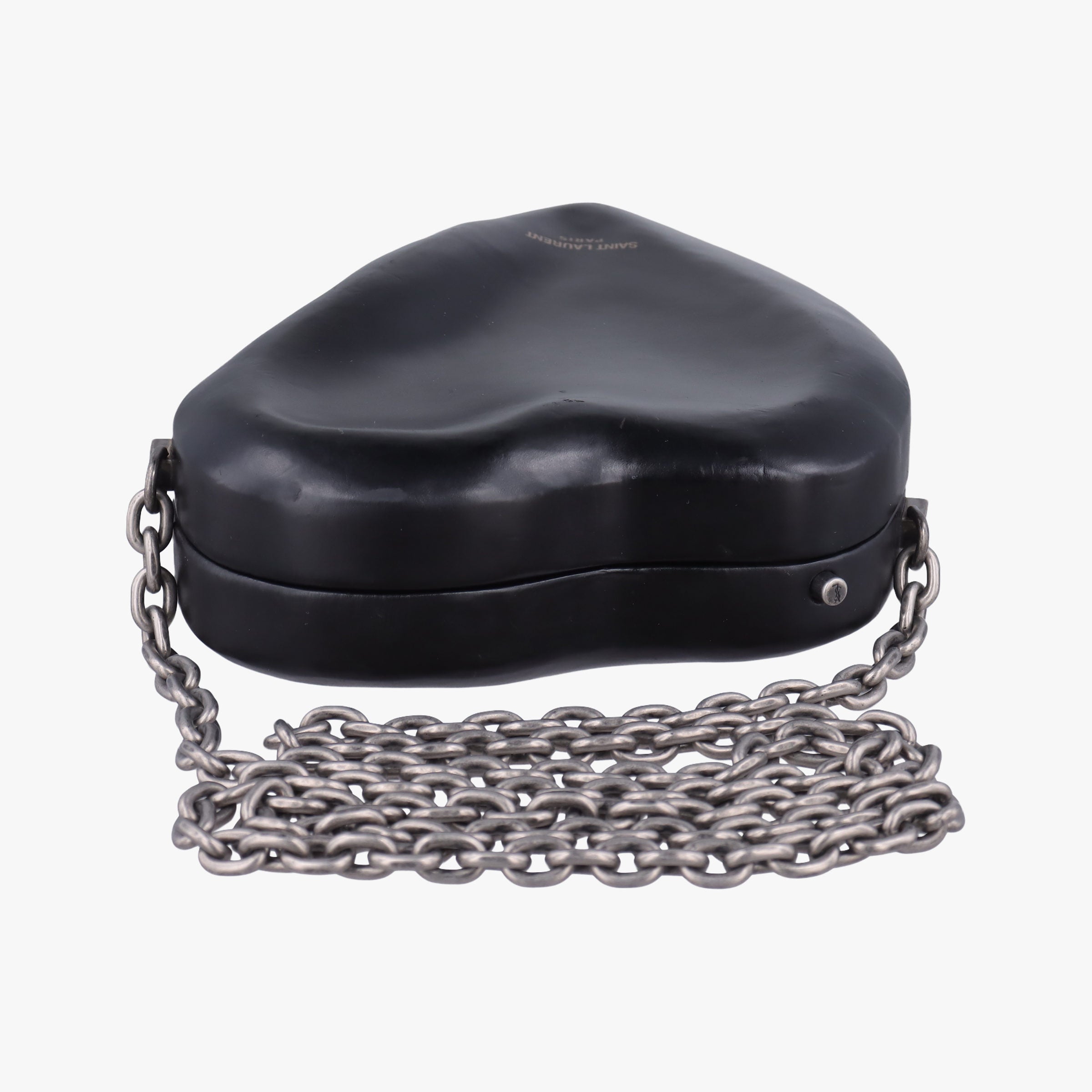 Love box heart Black Leather 564323 BCI564323.0319ラブボックス ハート型 ブラック レザー 564323 BCI564323.0319