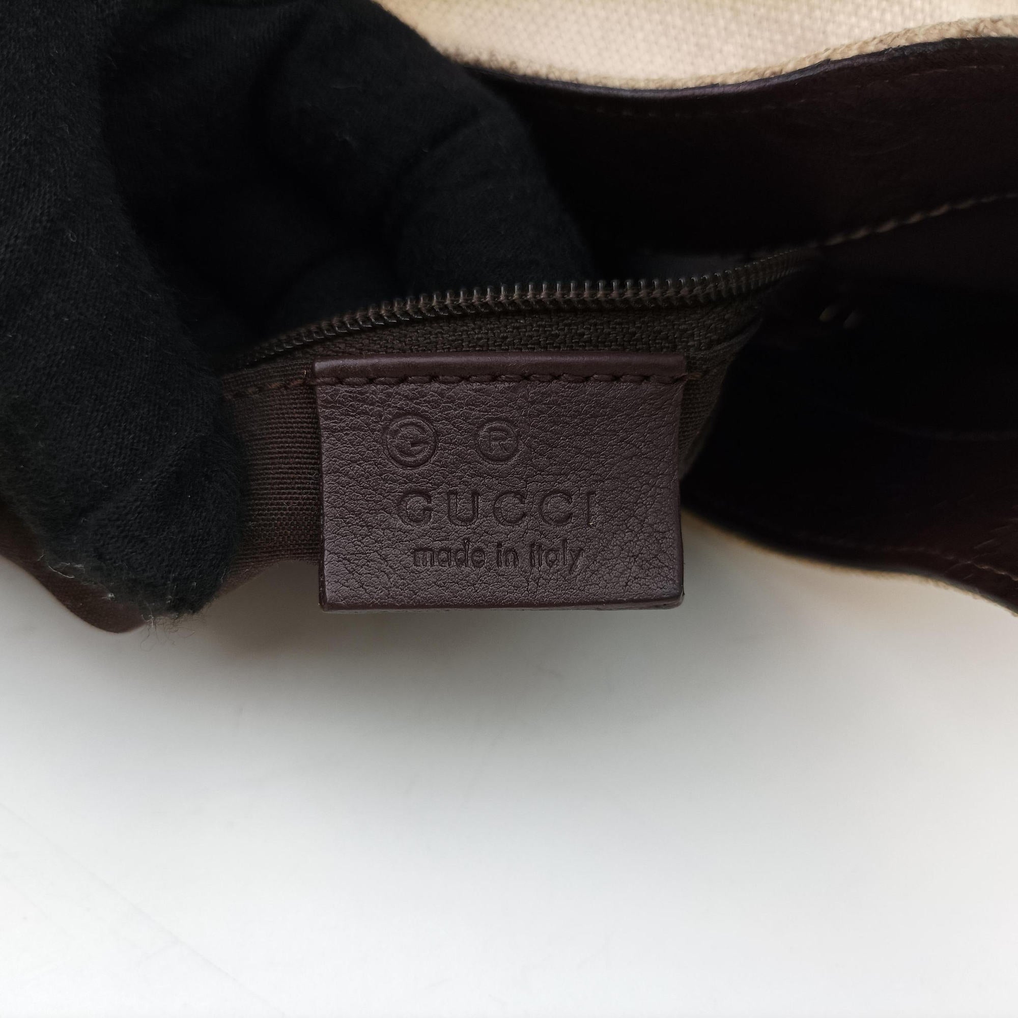 Guccissima Beige x brown Leather×Canvas 257265 F8510783グッチシマ ベージュ×ブラウン レザー×キャンバス 257265 F8510783