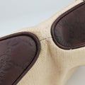 Guccissima Beige x brown Leather×Canvas 257265 F8510783グッチシマ ベージュ×ブラウン レザー×キャンバス 257265 F8510783
