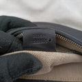 Crest Ivory × Black Leather×Canvas 141446 クレスト アイボリー × ブラック レザー×キャンバス 141446 