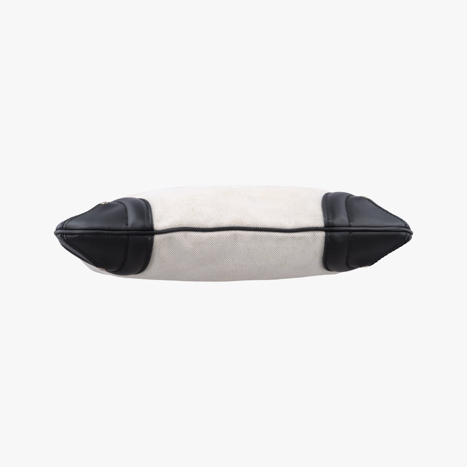 Crest Ivory × Black Leather×Canvas 141446 クレスト アイボリー × ブラック レザー×キャンバス 141446 