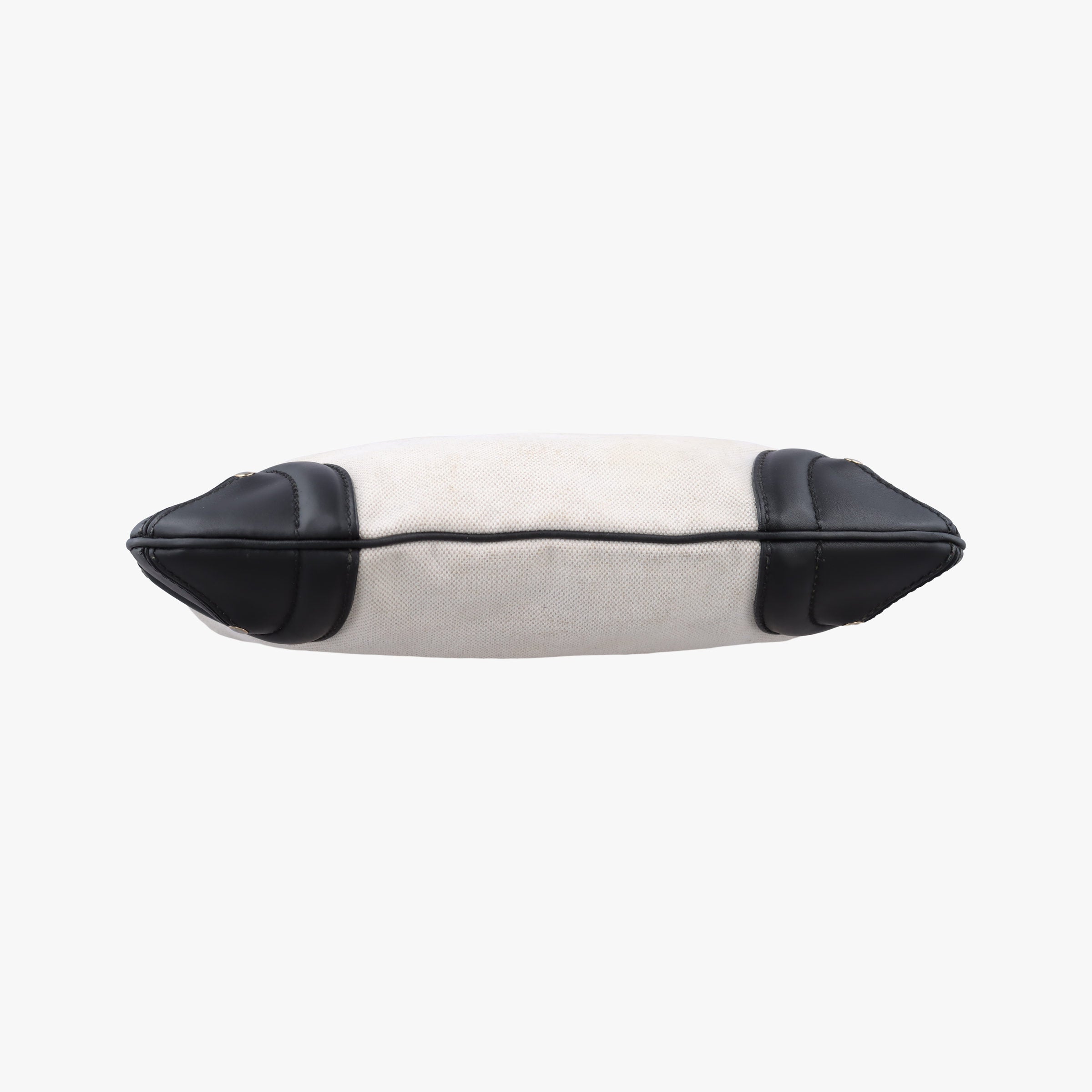 Crest Ivory × Black Leather×Canvas 141446 クレスト アイボリー × ブラック レザー×キャンバス 141446 