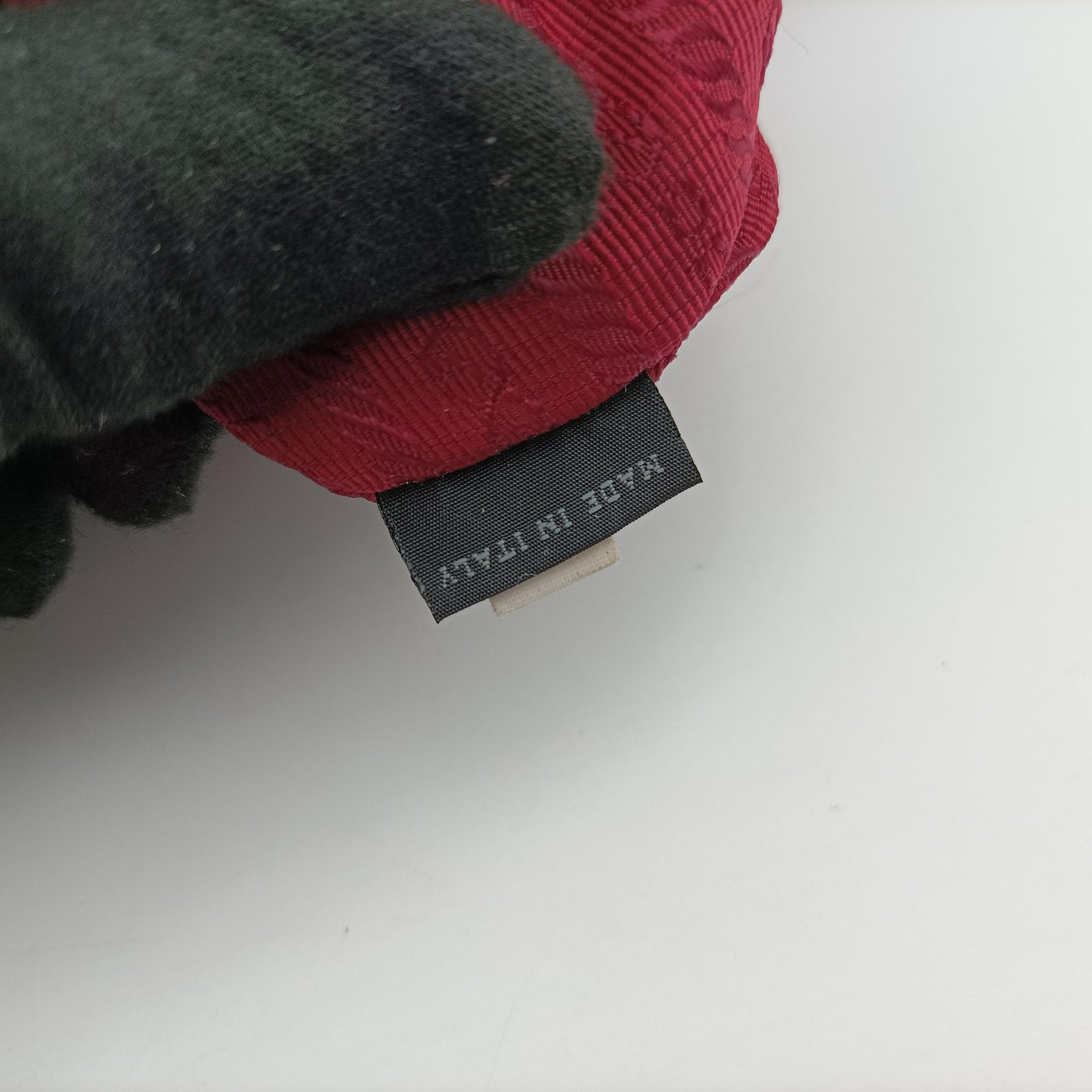 Triangle Logo Plate Rose Leather 180トライアングルロゴプレート ローズ レッド レザー 180