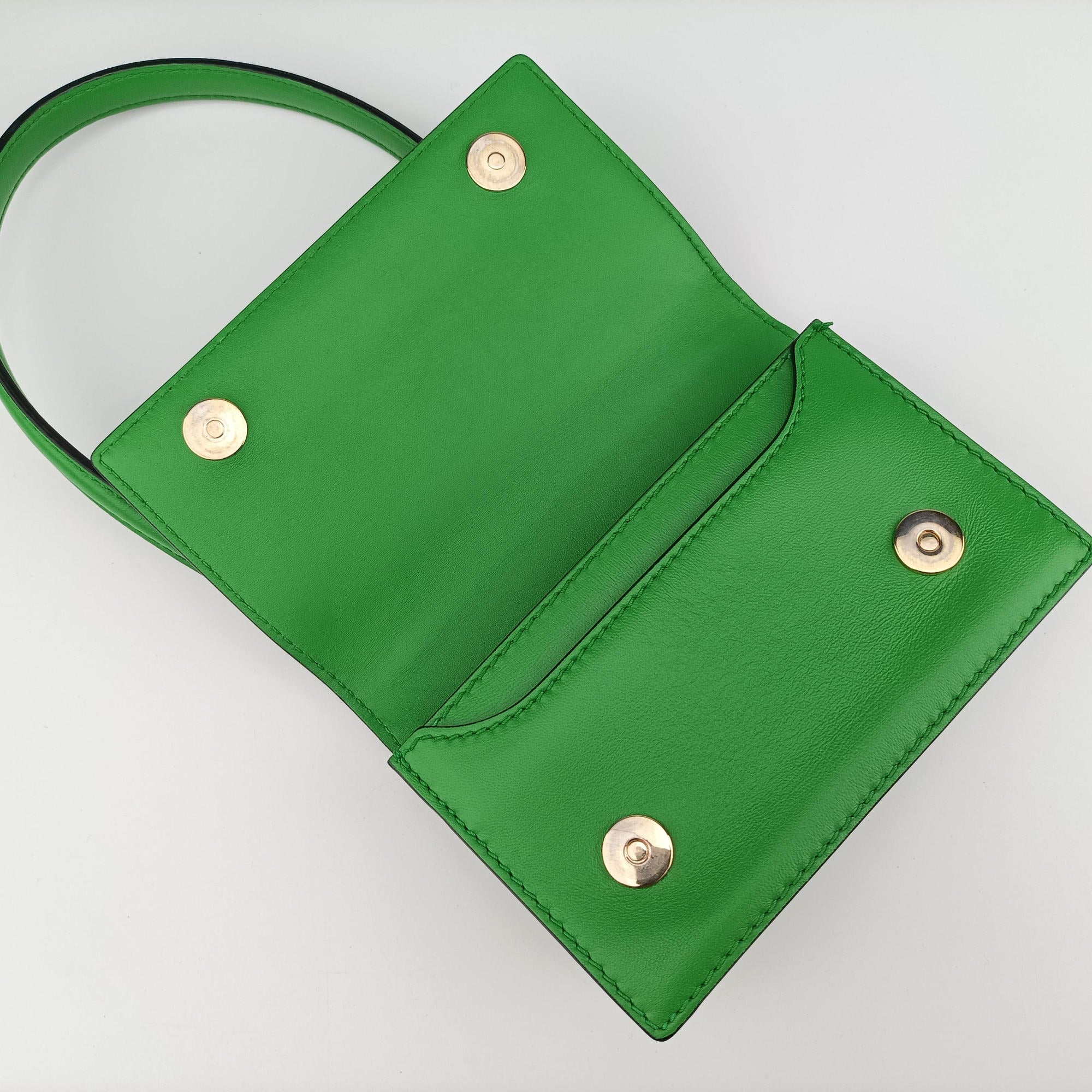 Rockstud Va Va Voom Green Leather BL-1874NAP2ロックスタッズ ヴァ ヴァ ヴーム グリーン レザー BL-1874NAP2