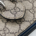 Dionysus beige×blue PVC coated canvas × suede 403348 B020216103ディオニュソス ベージュ×ブルー PVCコーティングキャンバス × スエード 403348 B020216103