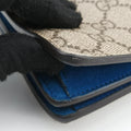Dionysus beige×blue PVC coated canvas × suede 403348 B020216103ディオニュソス ベージュ×ブルー PVCコーティングキャンバス × スエード 403348 B020216103