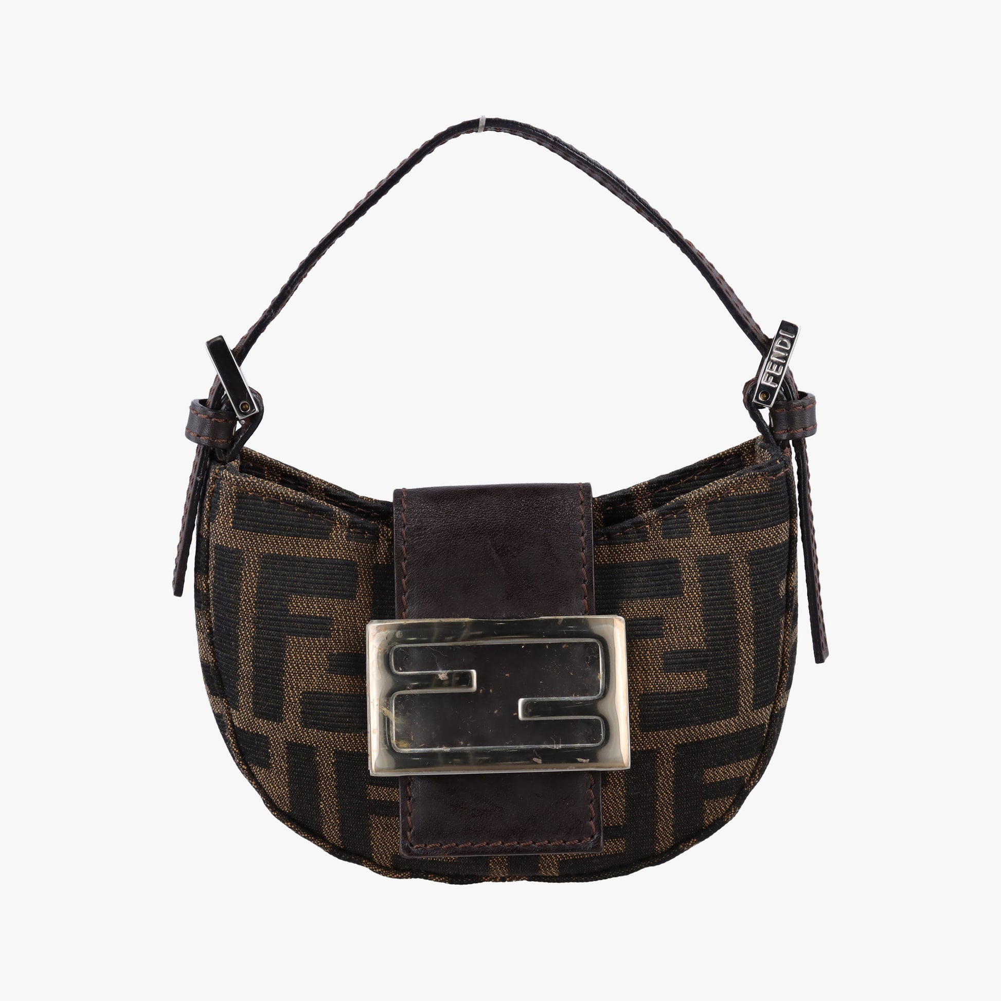 Mini croissants Brown canvas× leather 26673 2303-26673-009ミニクロワッサン ブラウン キャンバス× レザー 26673 2303-26673-009