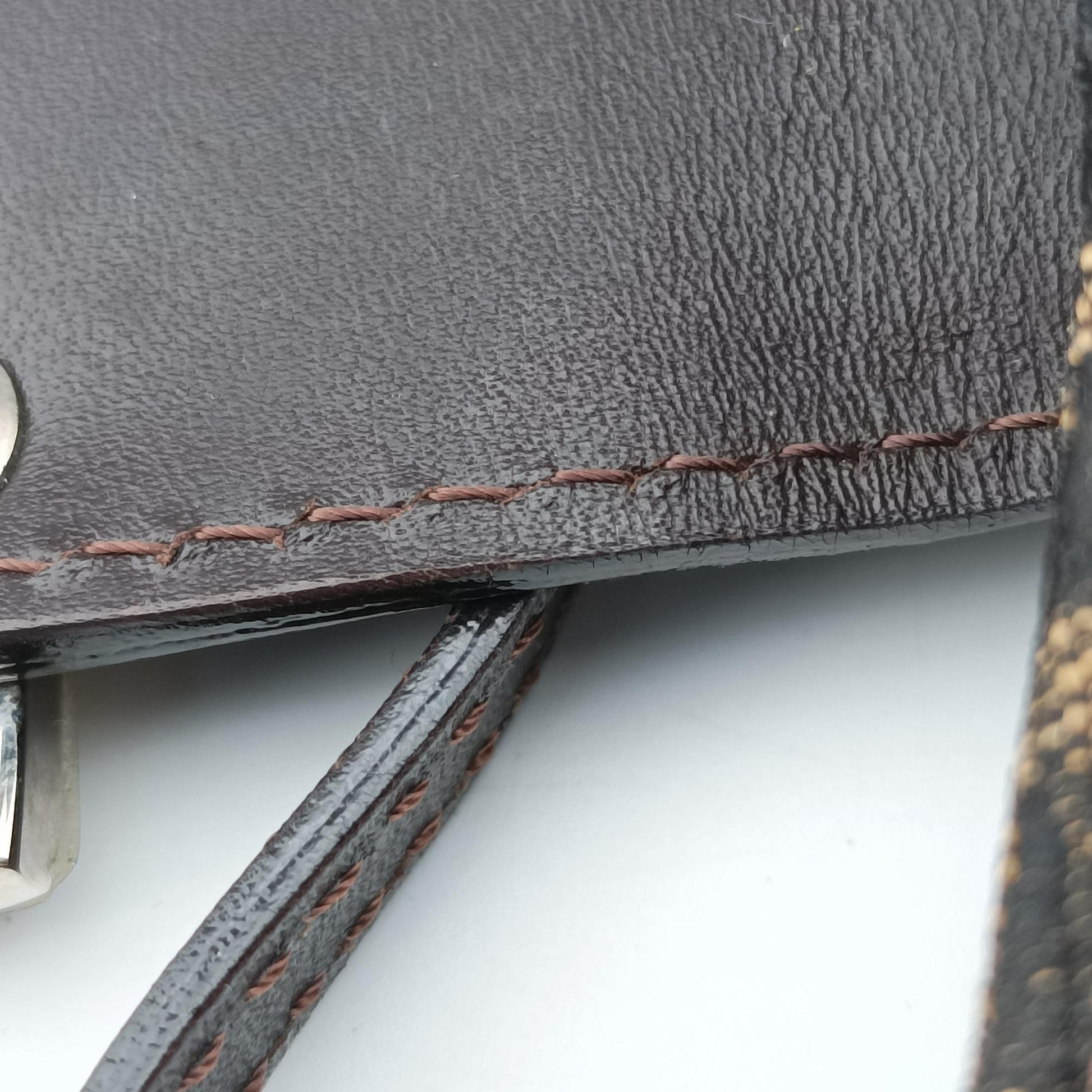 Mini croissants Brown canvas× leather 26673 2303-26673-009ミニクロワッサン ブラウン キャンバス× レザー 26673 2303-26673-009