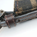 Mini croissants Brown canvas× leather 26673 2303-26673-009ミニクロワッサン ブラウン キャンバス× レザー 26673 2303-26673-009