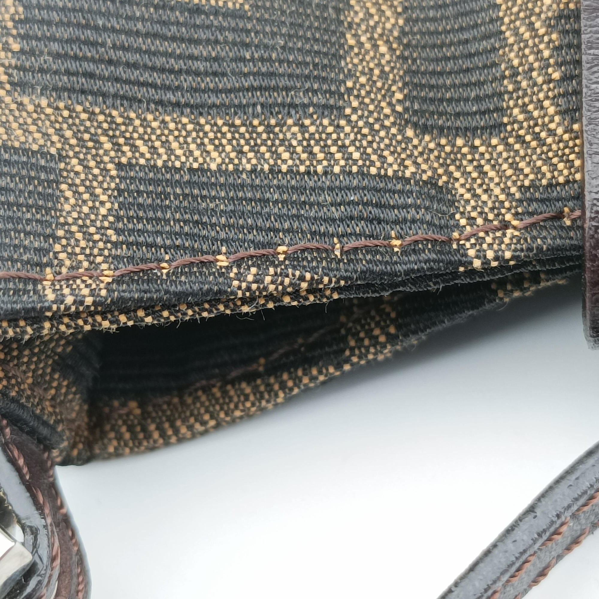 Mini croissants Brown canvas× leather 26673 2303-26673-009ミニクロワッサン ブラウン キャンバス× レザー 26673 2303-26673-009