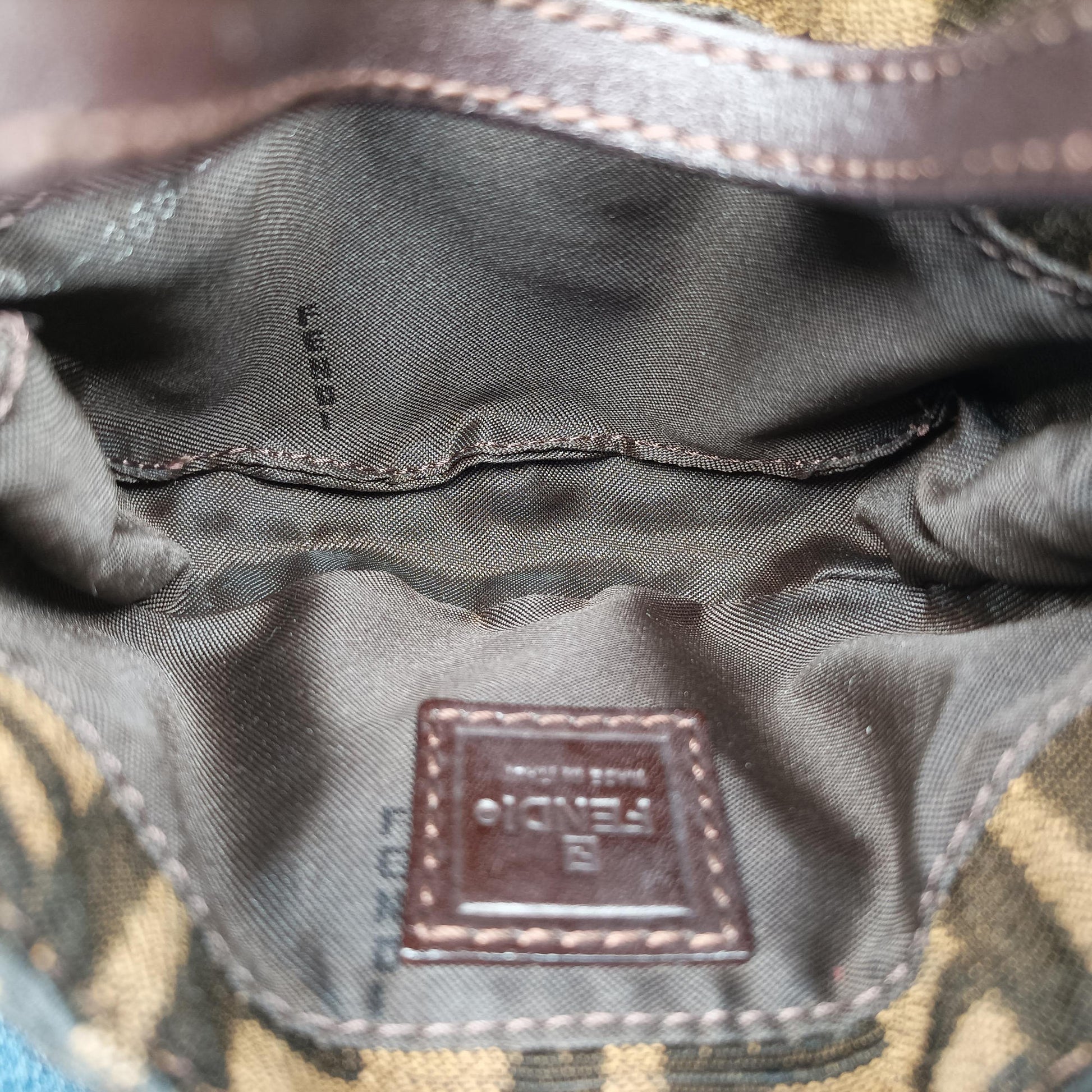 Mini croissants Brown canvas× leather 26673 2303-26673-009ミニクロワッサン ブラウン キャンバス× レザー 26673 2303-26673-009