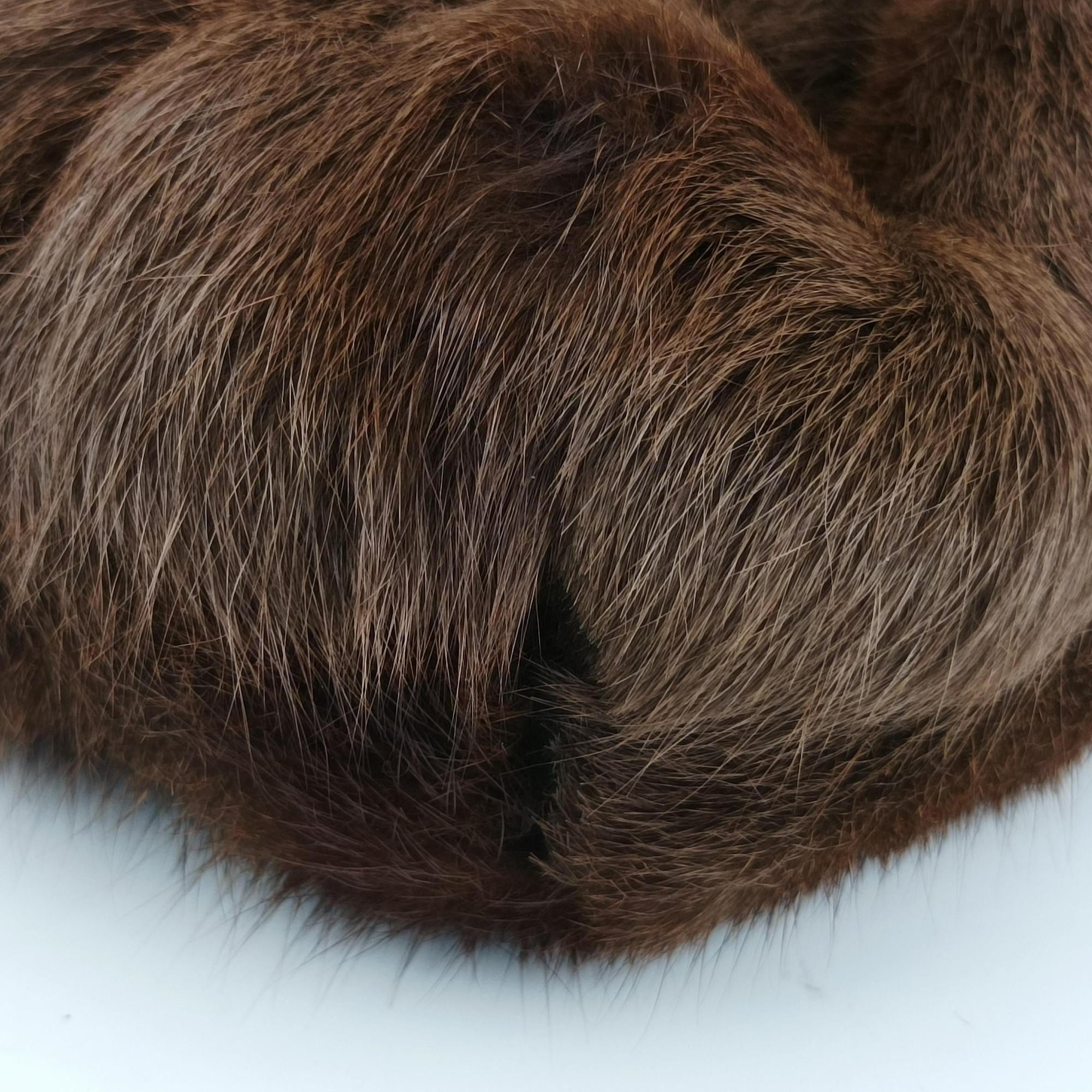 Chef Brown Mink Fur × Python 8BR445 2373-8BR353-JQQ-039シェフ ブラウン ミンク × パイソン 8BR445 2373-8BR353-JQQ-039